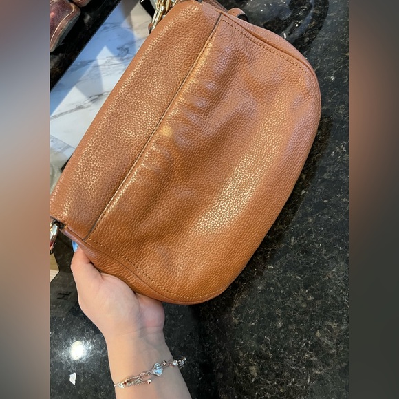 Michael Kors Tan Leather Crossbody Bag - Picture 5 of 7